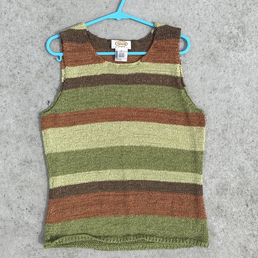 Talbots Earth Toned Knit Tank